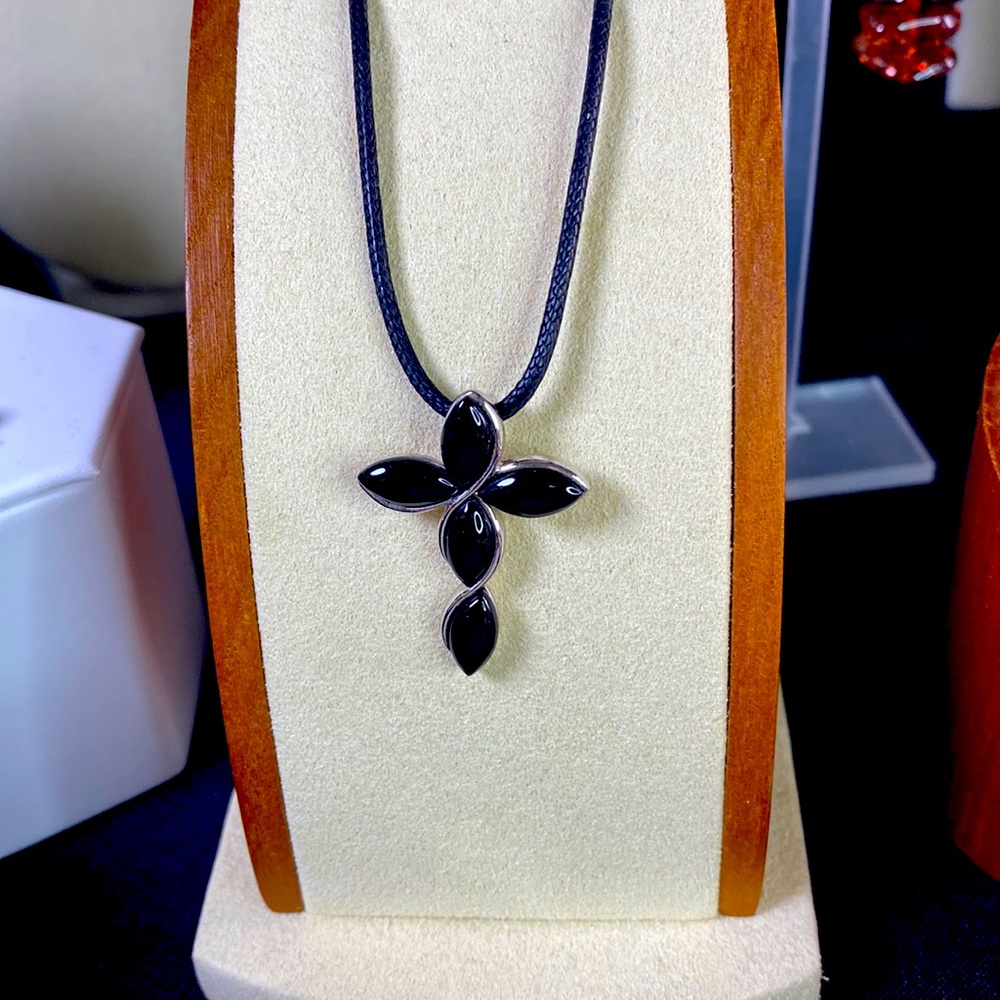 Black Onyx Cross